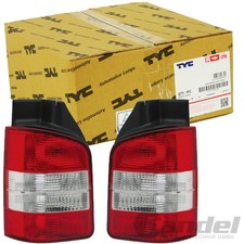 2x TYC HECKLEUCHTE RÜCKLEUCHTE LINKS/RECHTS passend für VW MULTIVAN T5