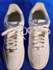 Nike Air Force 1 Low White Mens Lace-Up Athle...
