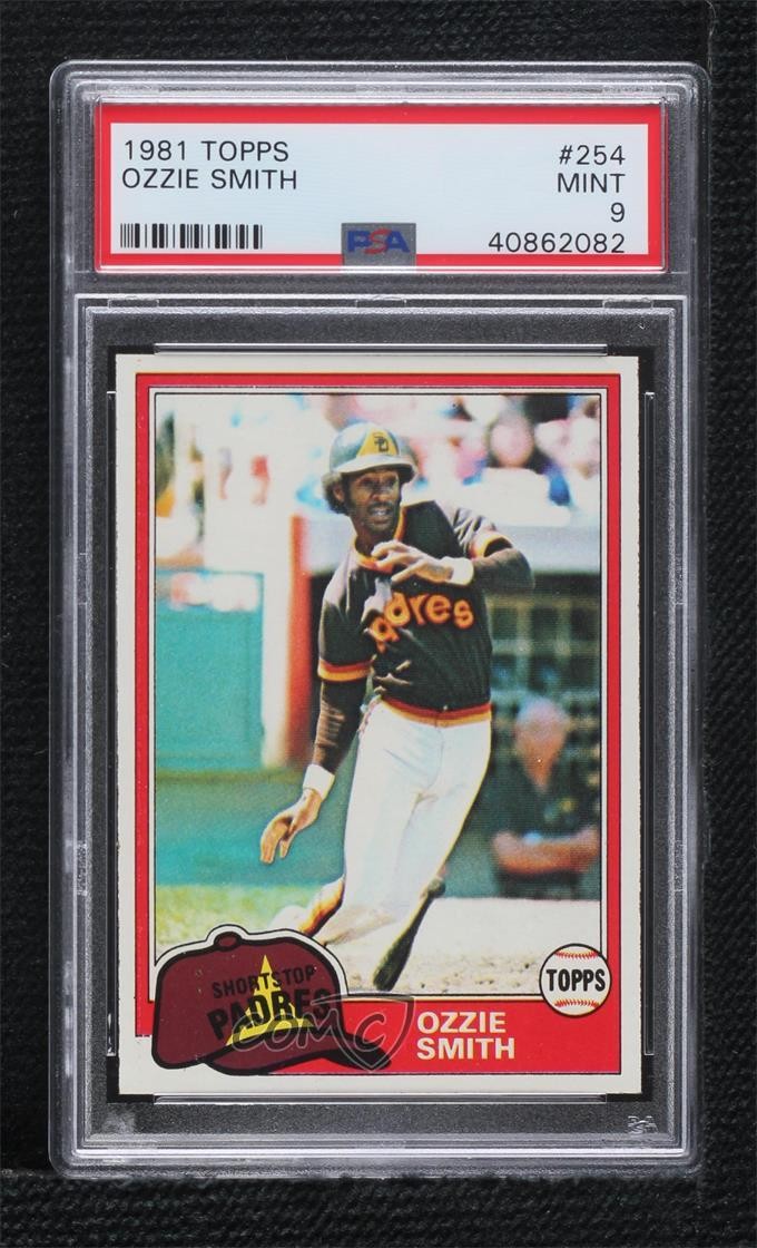 1981 Topps Ozzie Smith #254 PSA 9 MINT HOF 0e1c