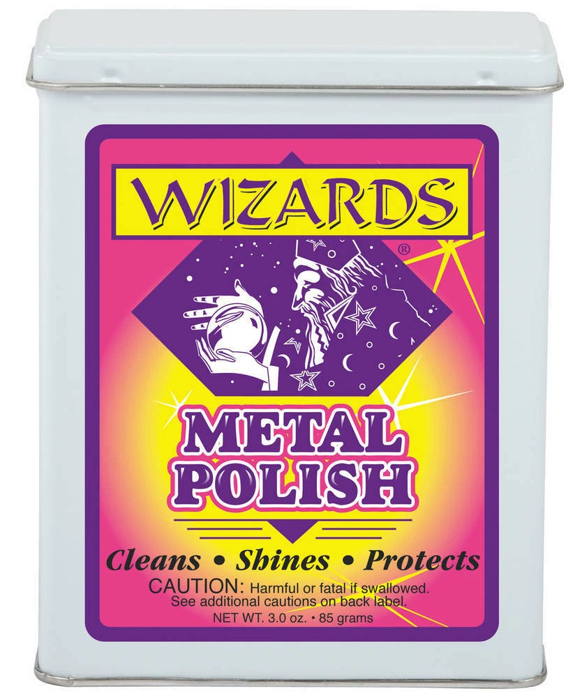 WIZARD PRODUCTS Metal Polish 3oz. 11011