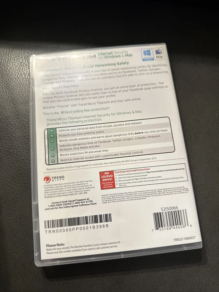 Trend Micro Titanium Internet Security for PC, Mac - TRE021800F700 - Image 2 of 2