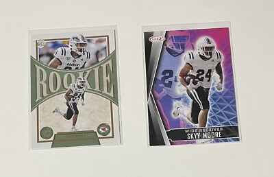 Skyy Moore Rookie 2022 Legacy #181 & SAGE Black #111 Kansas City Chiefs