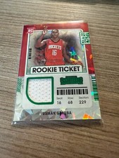 2021-22 Contenders USMAN GARUBA Rookie Card Green Ice Rookie Ticket Swatch