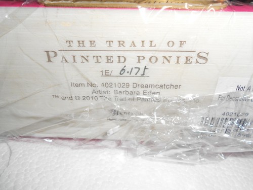 The Trail of PAINTED PONIES Celebrity Barbara Eden 2010 1E Dreamcatcher Figurine - Picture 11 of 12