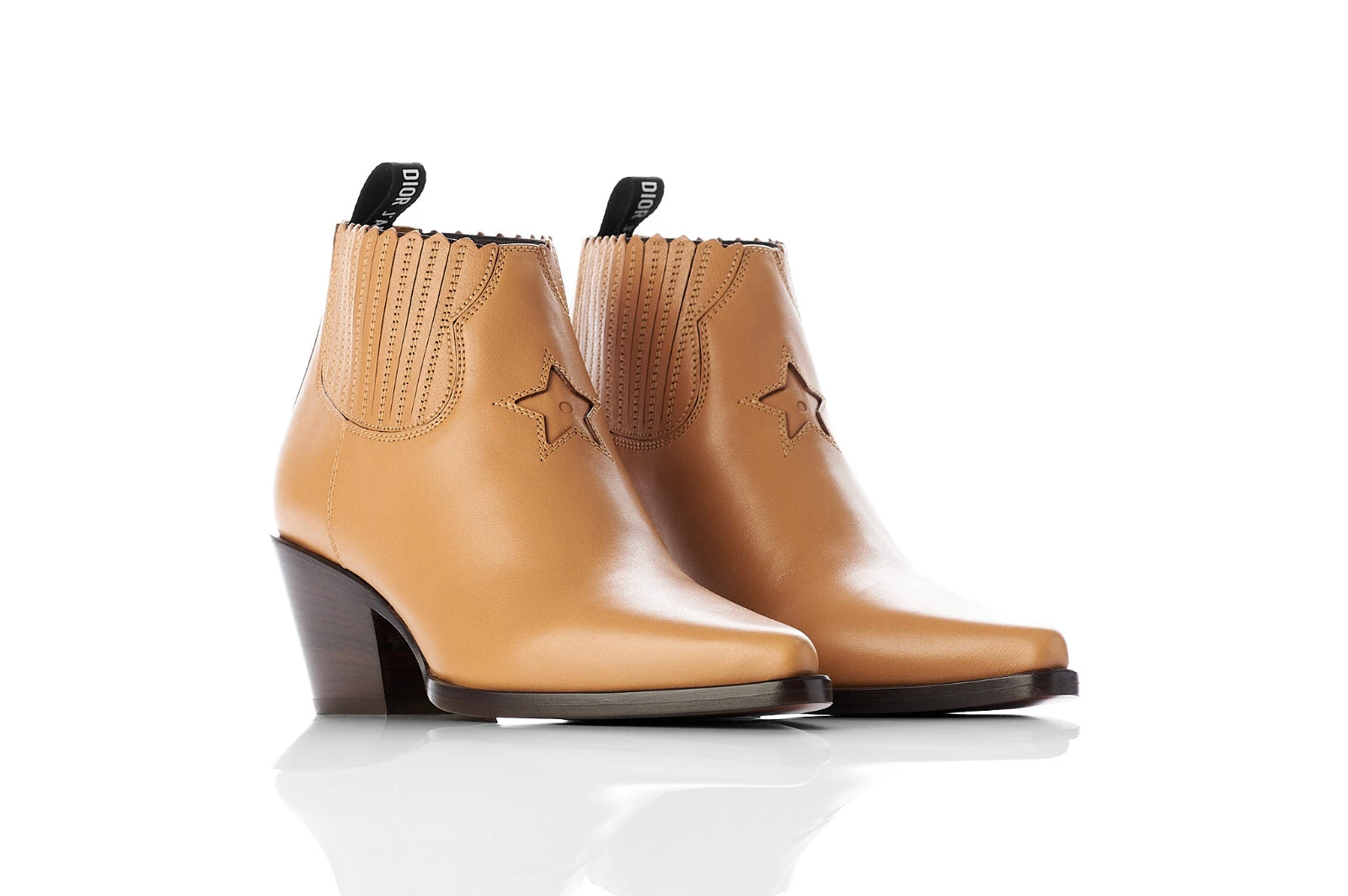 Dior   Bottes L.A.   Bottines western cuir marron camel 37 / 4UK   Neuf et boîte