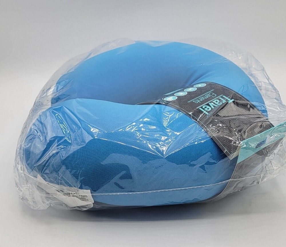 Blue Beaded Travel Pillow by Travel Elements - One Size Brand New