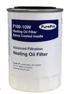 PUREPRO OR MITCO PurePro F100-10W Spin On Heating Oil Filter Expoxy Coated Inside