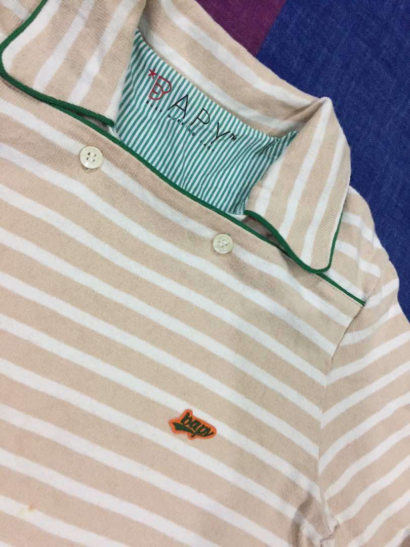 Bapy By Bathing Ape Japan Niggo Stripe Sailor Collar
