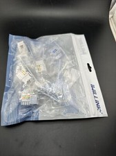 RJ45 Keystone Jack Cat6 White 10-Pack Ethernet LAN Network Connector