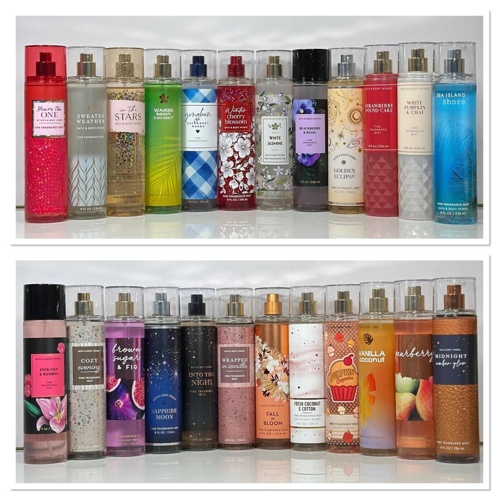 Bath & Body Works Fine Fragrance Body Mist Spray 8 fl oz - NEW - Pick Your  Scent