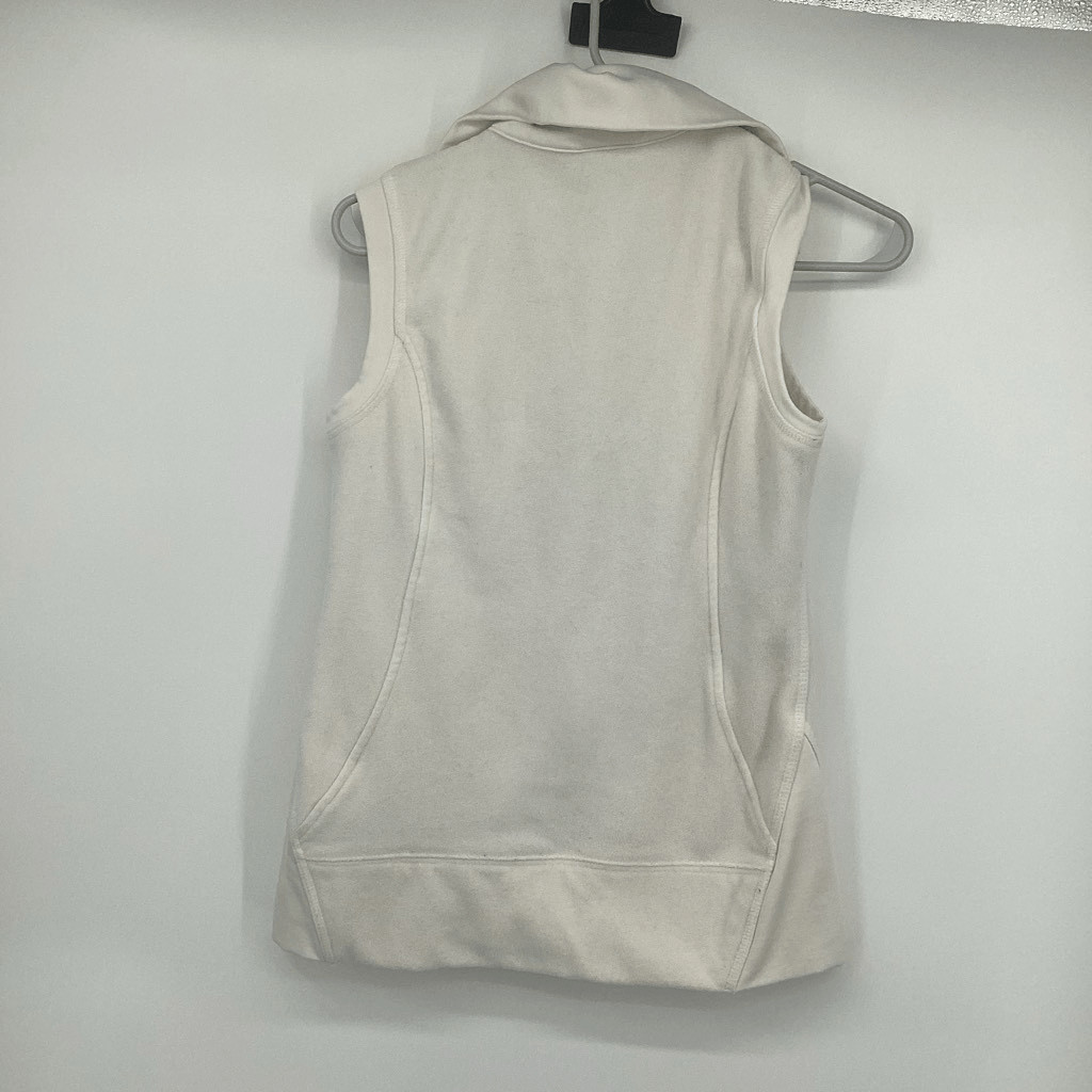 Ladies Columbia Clemson Tigers Full Zip Fleece Vest - White - S thumbnail 3