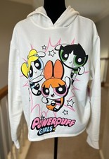 Cartoon Network Powderpuff Girls Cropped Hoodie, Juniors Size XXXL, NWT