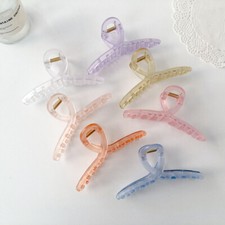 Large Hair Clamp Claw Clip Acrylic Women Lady Big Geometric Barrettes Hair Crab