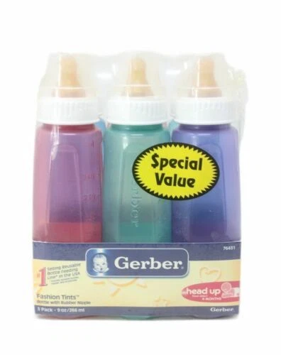 Gerber Silicone Bottle Baby Bottles