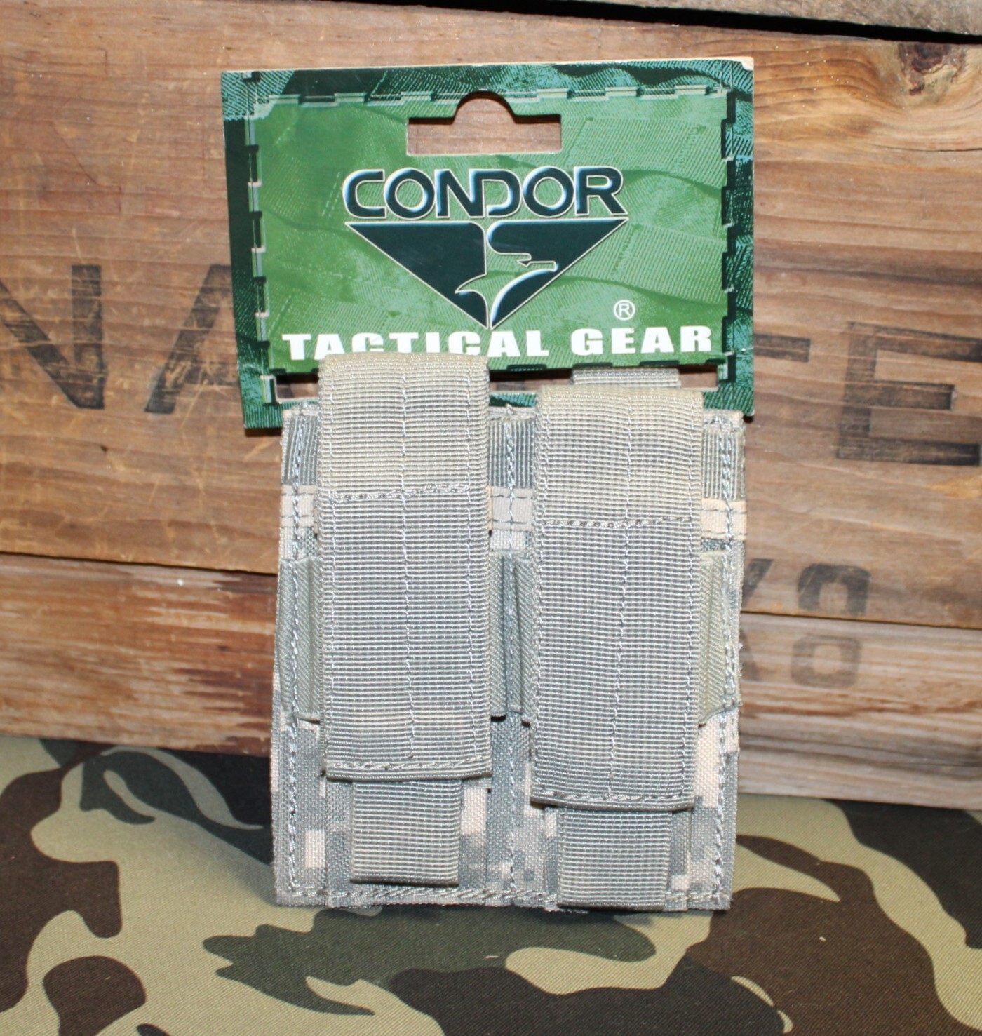 Condor MA23-007  TACTICAL Double MAG POUCH FDE
