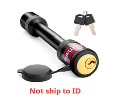 Elemake Hitch Pin Lock Trailer Hitch Lock Black Hitch Pin Tow Receiver Lock