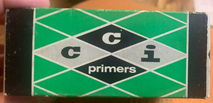 Nice old CCI Large Pistol Primer Box (empty)- Pre "safety" change to large tray