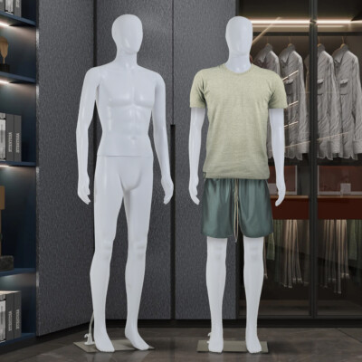 73'' Male Mannequin Full Body Dress Model Clothing Stand Model