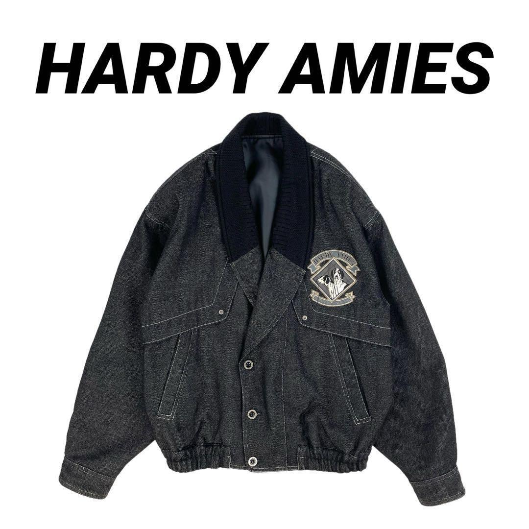 HARDY AMIES Wool Embroidered Blouson Jacket, Good Condition HARDY AMIES Wool Embroidered Blouson Jacket, Good Condition
