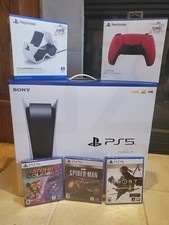 Sony PlayStation 5 Disc Edition w/Games/Cont BUNDLE SEE DESC. ALL BRAND NEW