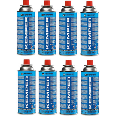 Gaspatrone Kemper 577 Smart 227Gr 390Ml Butangas - 8 Stück