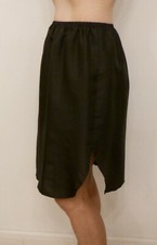 Sulis Silk pure 100 silk habotai waist slip underskirt check sizing
