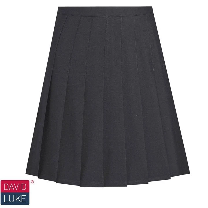 David Luke Stitched Down Knife Pleat Skirt (DL972)