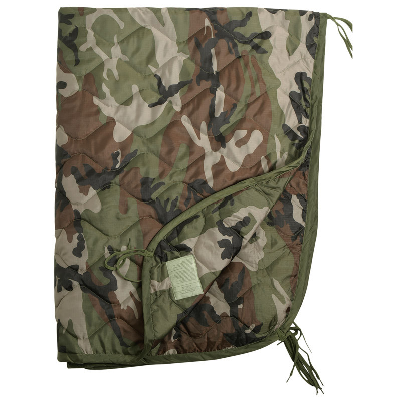 Bolsa De Dormir Ripstop Poncho Liner Viaje Acolchado Ejército Francés Estera Aco