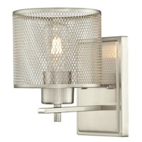 Wandleuchte Wohnzimmer Morrison Nickel E27 Fassung 60 W Wand Lampe Innenbereich