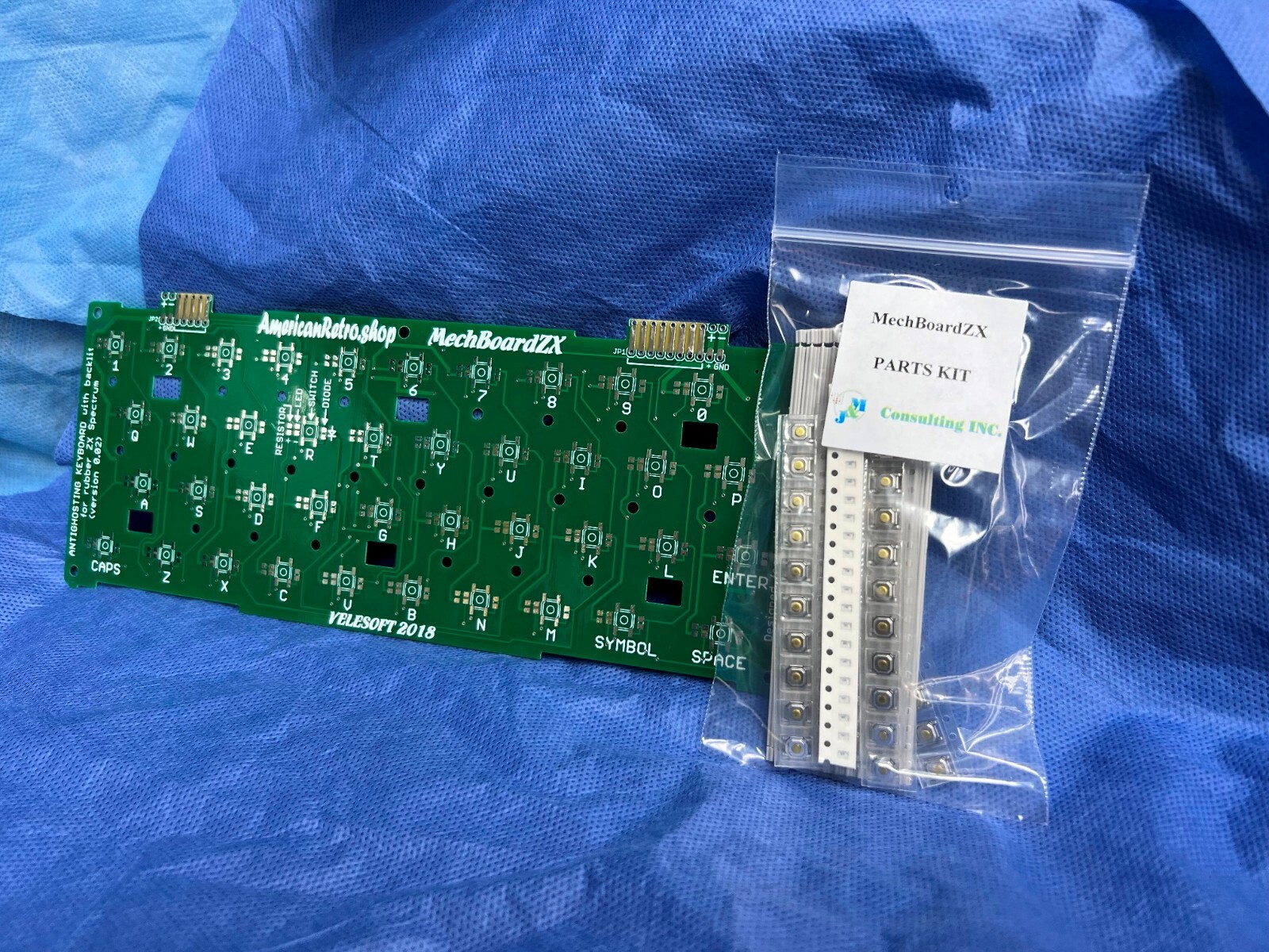 Sinclair ZX Spectrum 16K/48K MechBoardZX Mechanical Keyboard Kit-image