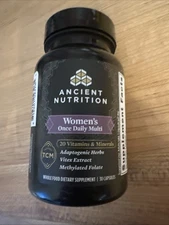 Ancient Nutrition Ancient Multi - Women's Once Daily  30 caps Expires 3/27