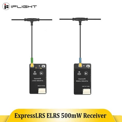 iFlight ExpressLRS ELRS 500mW 900MHz Single Antenna Receiver for RC FPV Drone