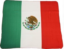Mexico Mexican Flag Latino Deluxe Polar Micro Fleece 50"X60" Inch Warm Blanket