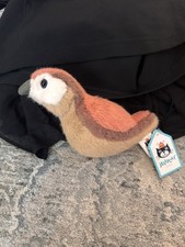 Jellycat Birdling Wren Plush Brown Stuffed Animal 6-inch NWT NEW Bird Tags Rare