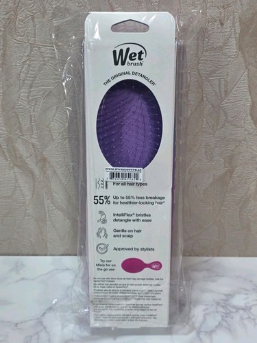 Limited Edition Wet Brush Purple Prismatic Original Detangler Hair Brush (NIB) - Picture 4 of 5