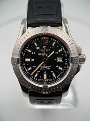 Breitling Colt 44 Chronometre A17388 - Black Rubber Strap and Travel Case