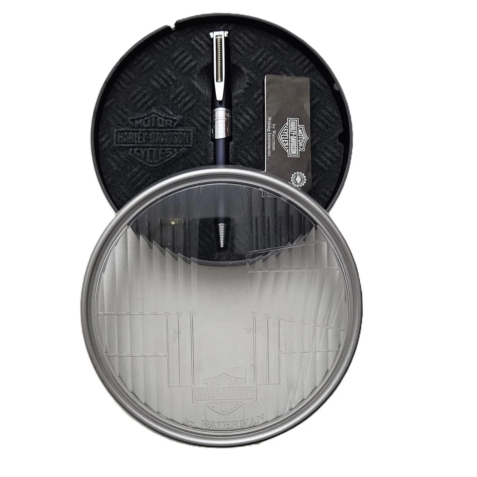 Waterman Harley-Davidson Combustion Metallic Black Ballpoint Pen - image 4 of 4