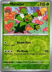 Maractus 003/091 Paldean Fates Reverse Holo Common