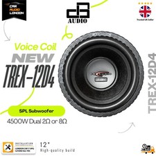 DB Audio TREX-12D4 12" 1500W RMS Doppio 2Ω/4Ω SPL Subwoofer