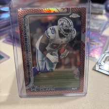 2025 Topps Chrome Kenny Clark Pigskin Refractor SP #73