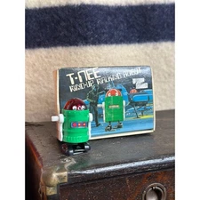 Vintage 1980s Working T-NEE Wind-Up Walking Robot in Original Box
