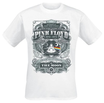 Pink Floyd T-Shirt Herren DSOTM 1972 weiß Band-Merch, Bands