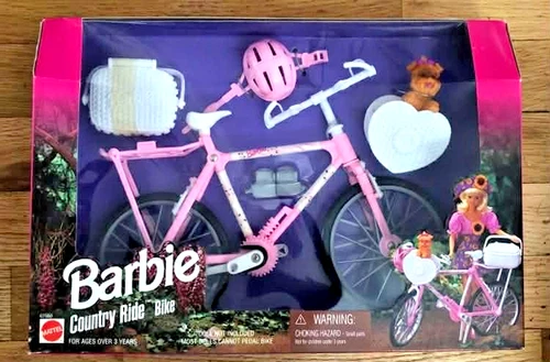 Vintage 1996 Sealed Barbie Country Ride Bike Mattel No. 67560 New/unopened
