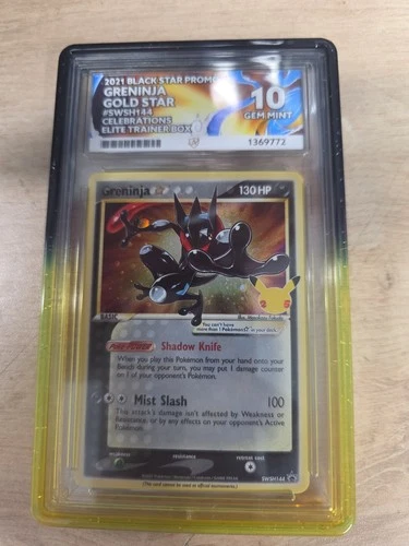 2021 Pokémon Celebrations Gold Star Greninja Ace 10