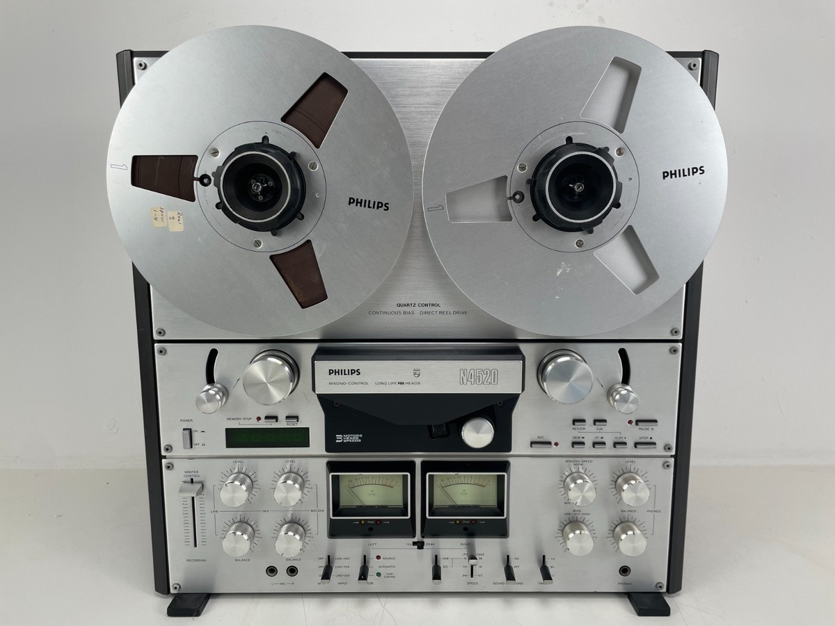 Philips - N4520 Reel-to-Reel Tape Recorder – 1/4 Inch – 4 Track | eBay