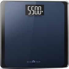 Digital Bathroom Scale 550lb Capacity, Large LCD Display, High Precision