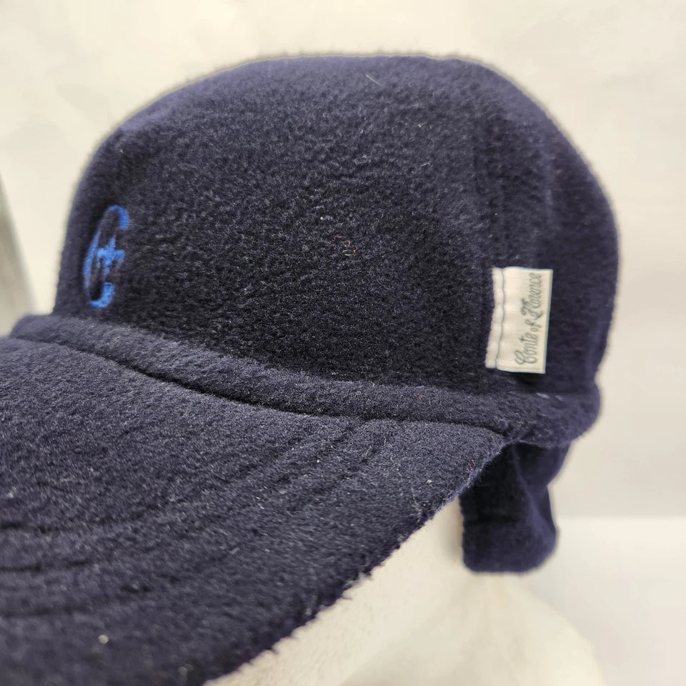 Conte of Florence Men’s Cap Flat Hat Earflaps Newsboy Classic Blue Made In Italy - Image 4 of 4