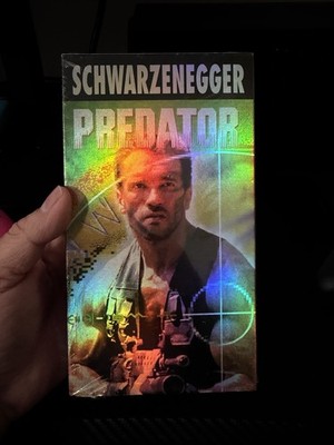 Predator VHS Tape Arnold Schwarzenegger 20th Century Fox 1987 Holograph