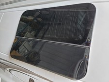 Bottom rear Side Glass Plexiglass Smoke Color  Roadtrek 190p Read Description