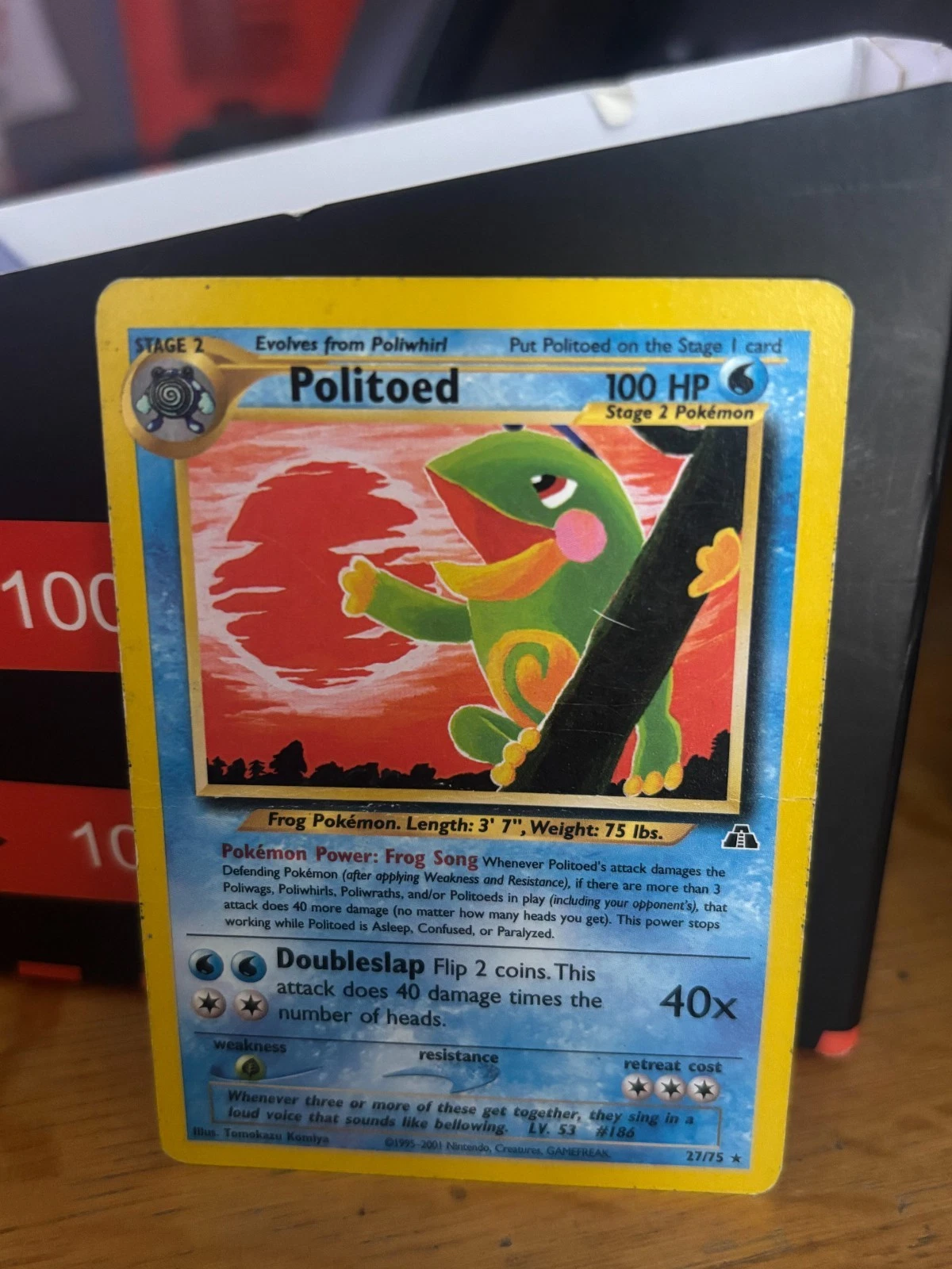 Politoed 27/75 Neo Discovery Non-Holo Rare